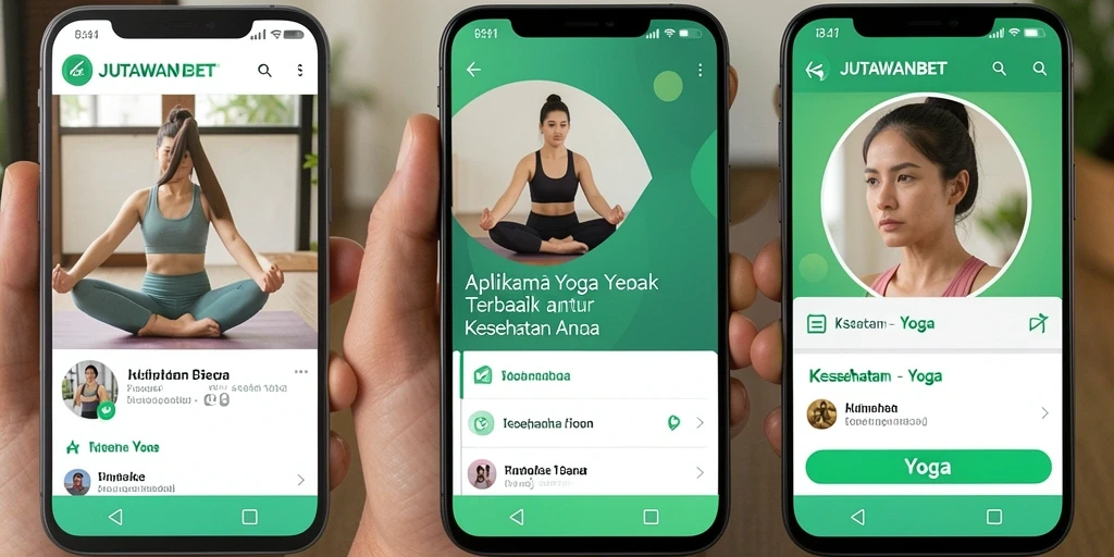 Antarmuka user-friendly JUTAWANBET untuk latihan Yoga.